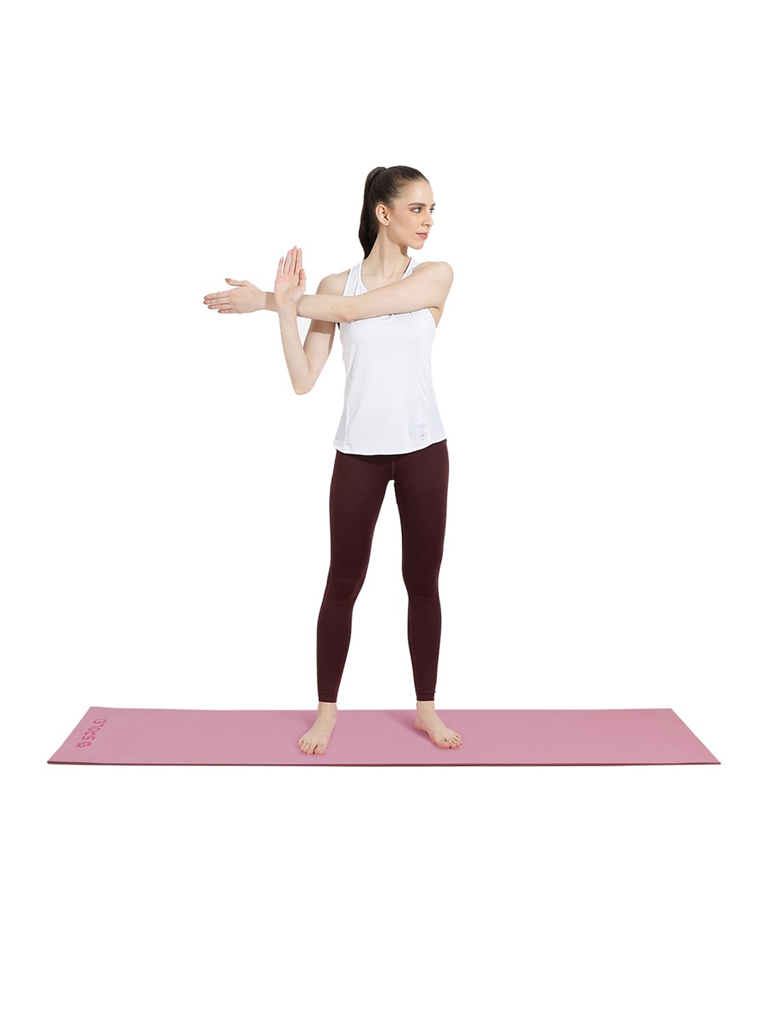 

Spolei Pink Solid Yoga Mat
