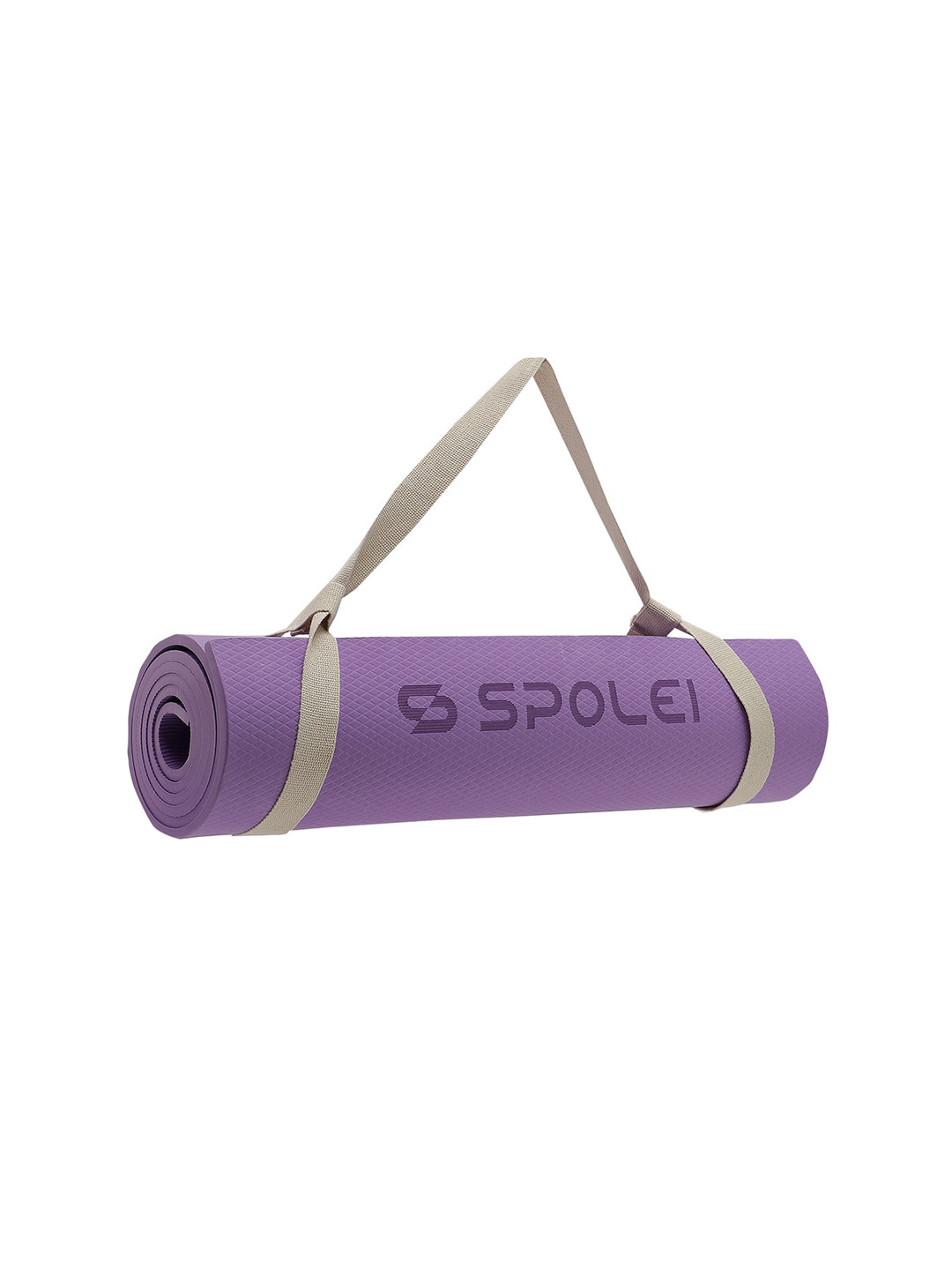 

Spolei Unisex Purple Solid Reversible Yoga Mat