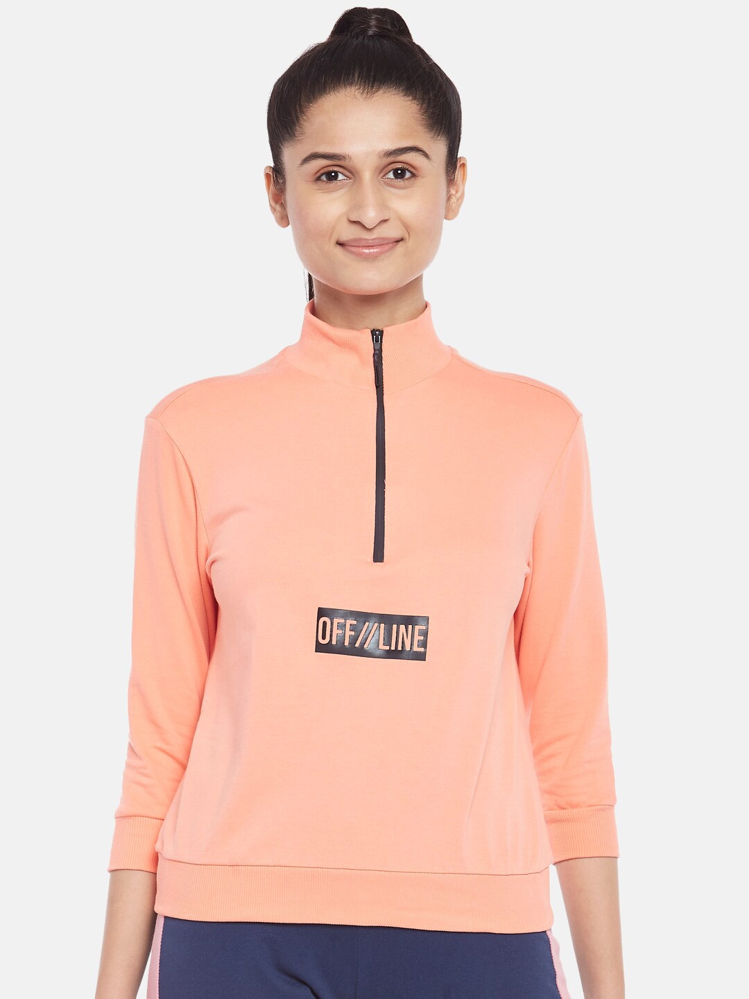 

Ajile by Pantaloons Coral Regular Top