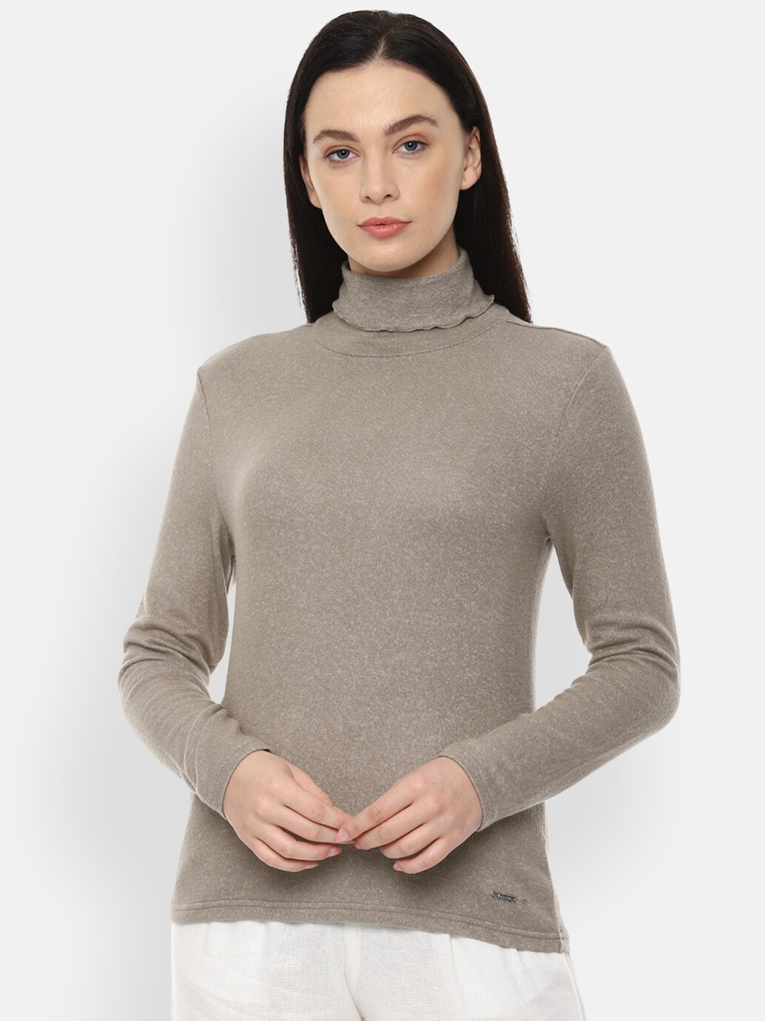 

Van Heusen Woman Grey Regular Top