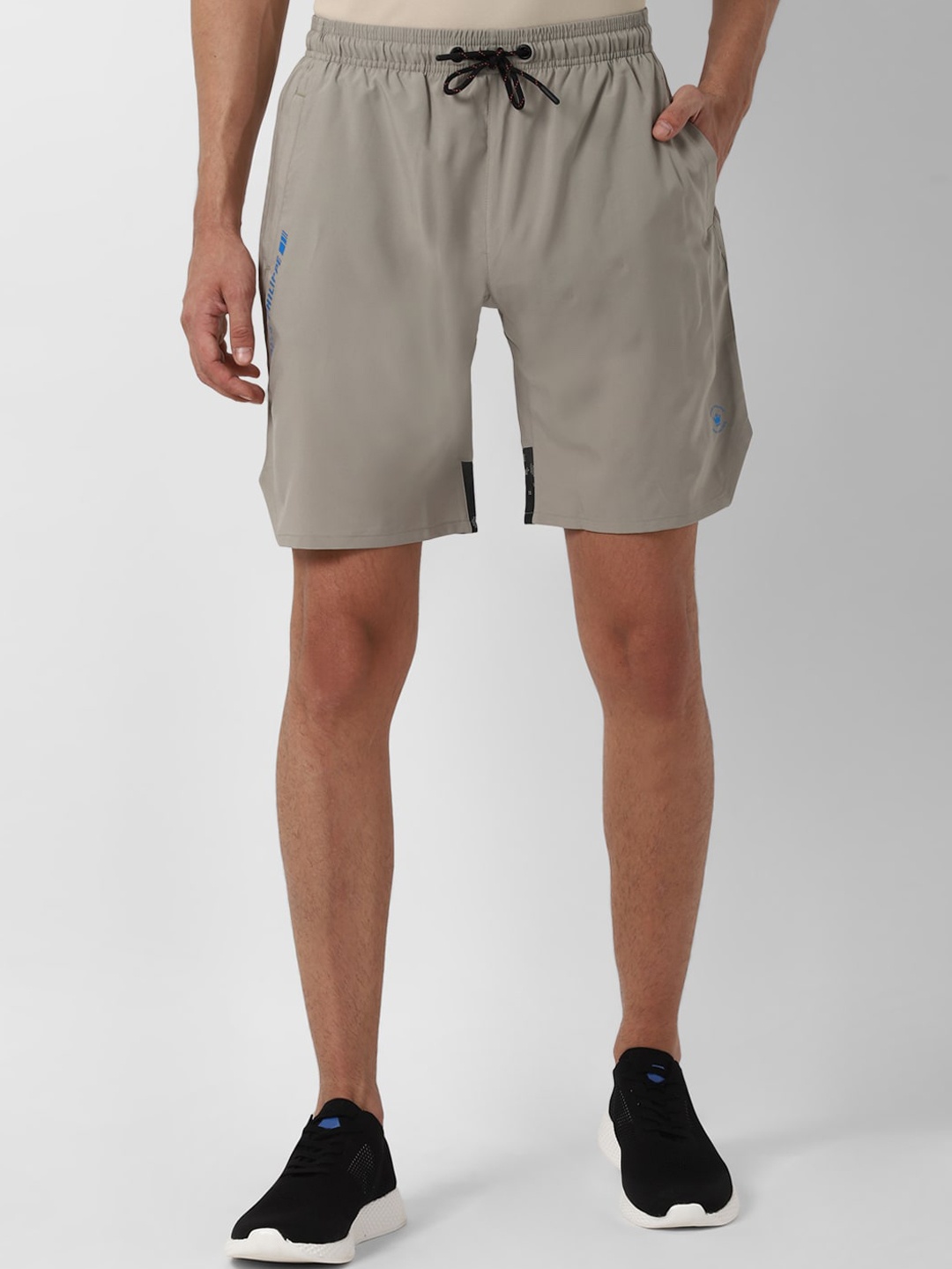

Louis Philippe ATHPLAY Men Grey Sports Shorts
