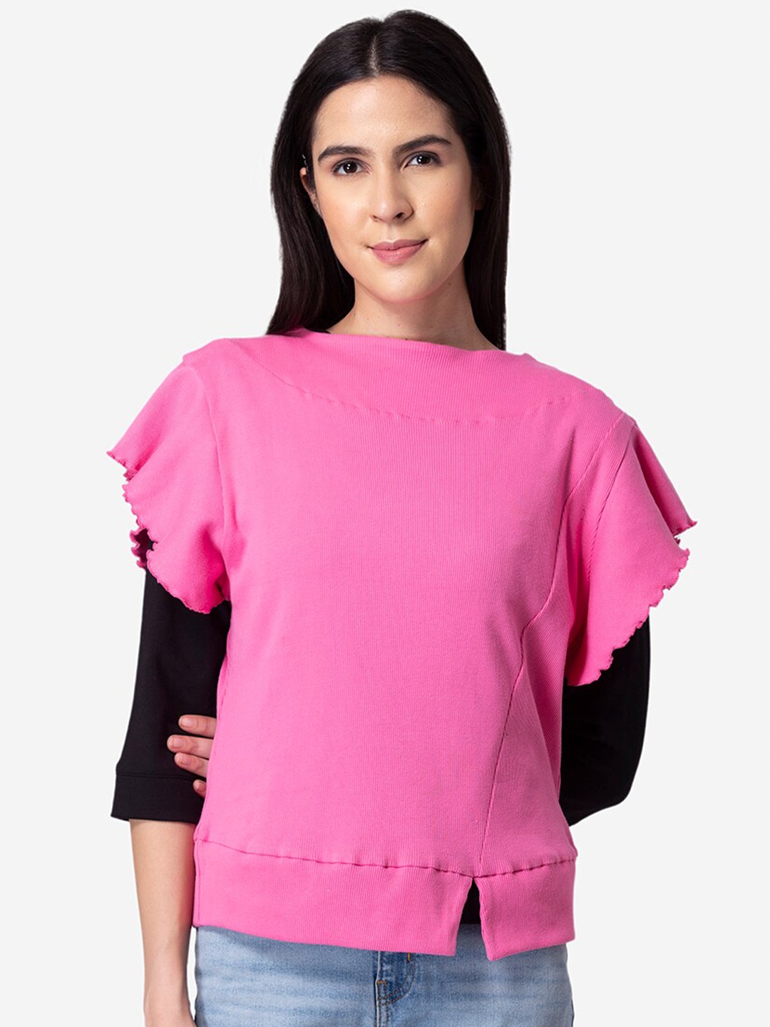 

Modriba Women Pink Sweatshirt