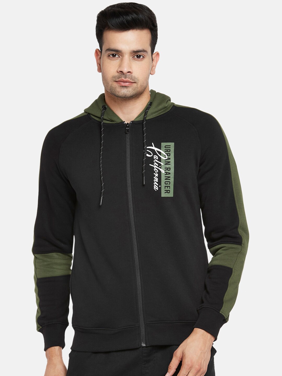 

Urban Ranger by pantaloons Men Black Sweatshirt
