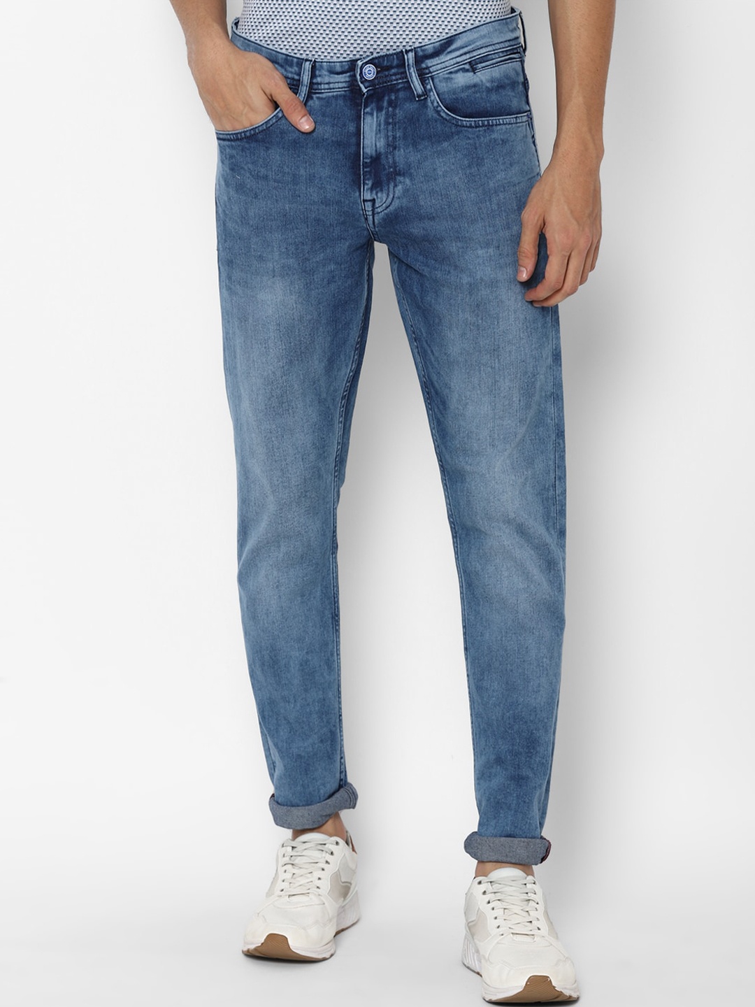 

Allen Solly Men Blue Slim Fit Heavy Fade Jeans