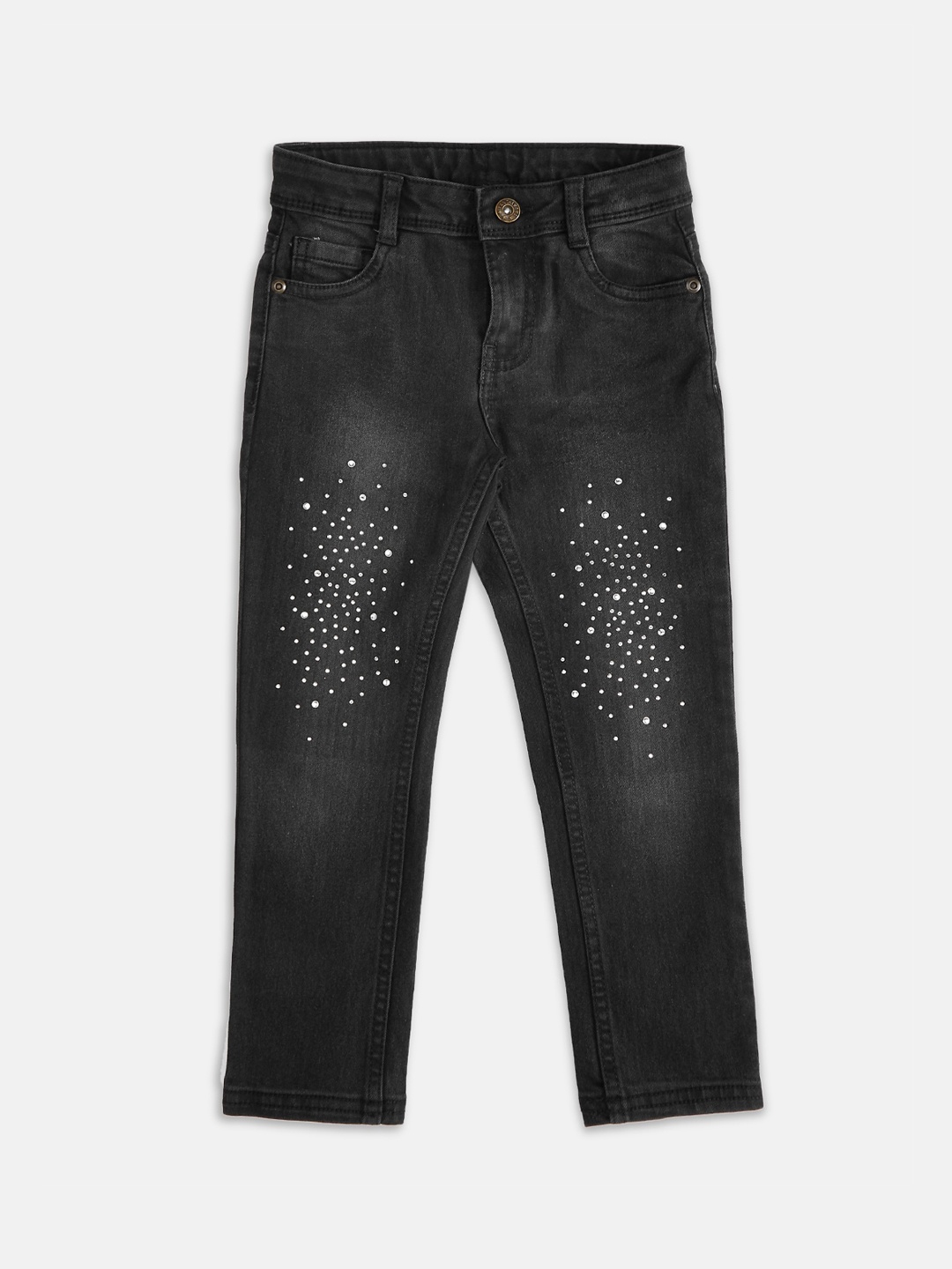 

Pantaloons Junior Girls Black Light Fade Jeans
