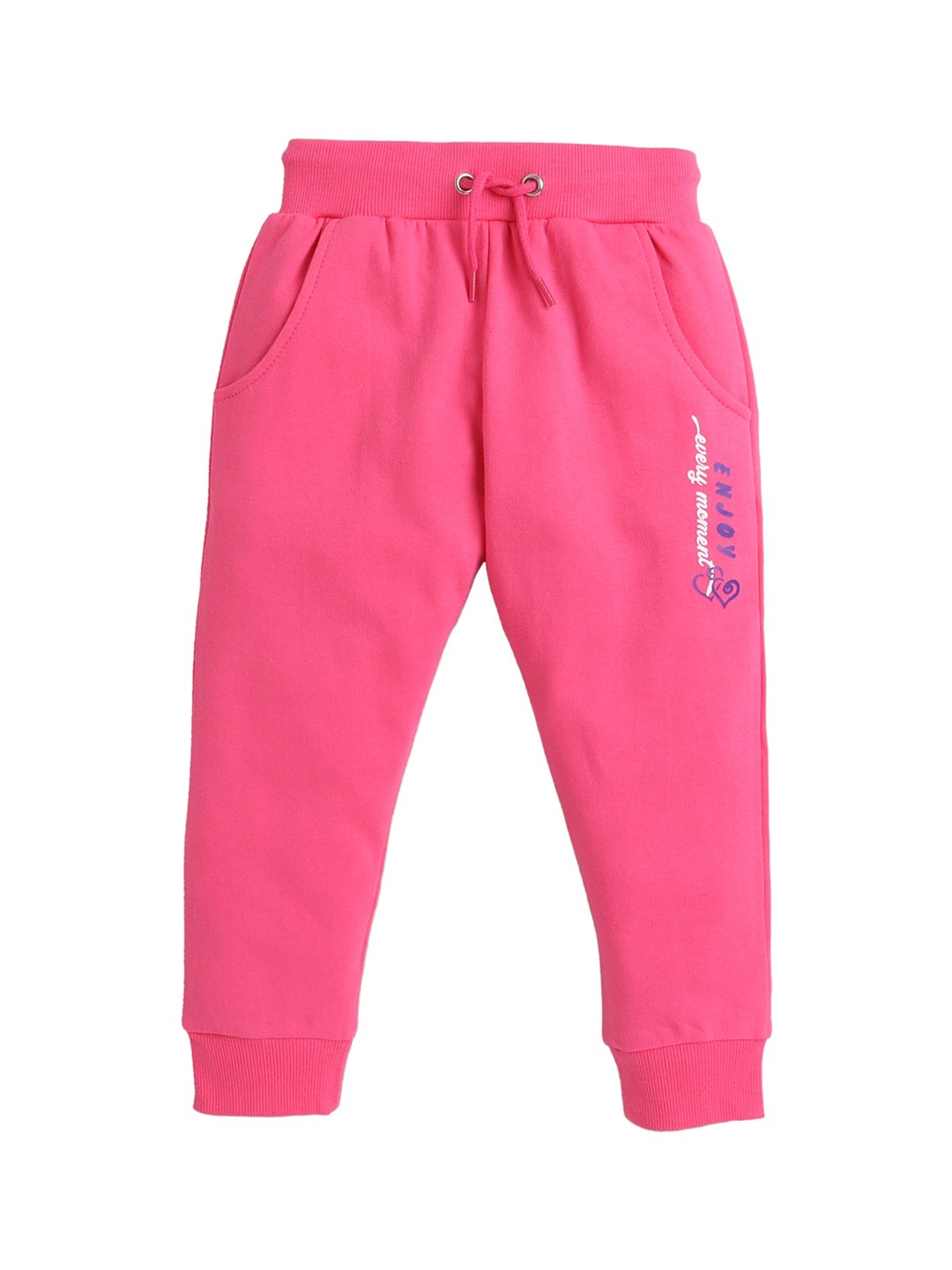 

BUMZEE Girls Pink Solid Joggers