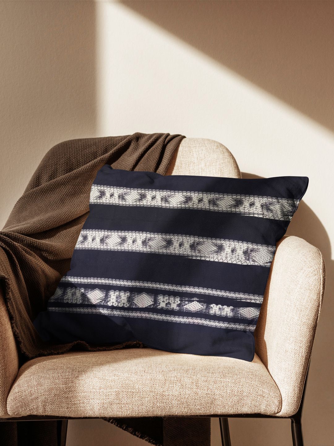 

BIANCA Black & White Geometric Square Cushion Covers