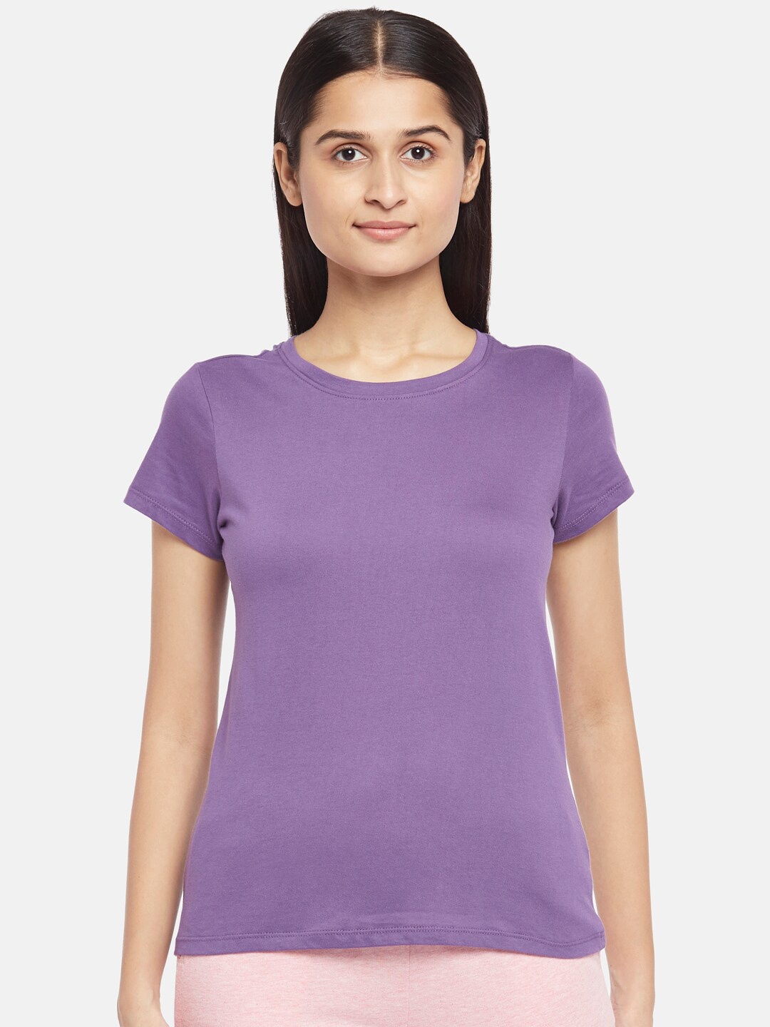 

Dreamz by Pantaloons Purple Regular Lounge tshirt