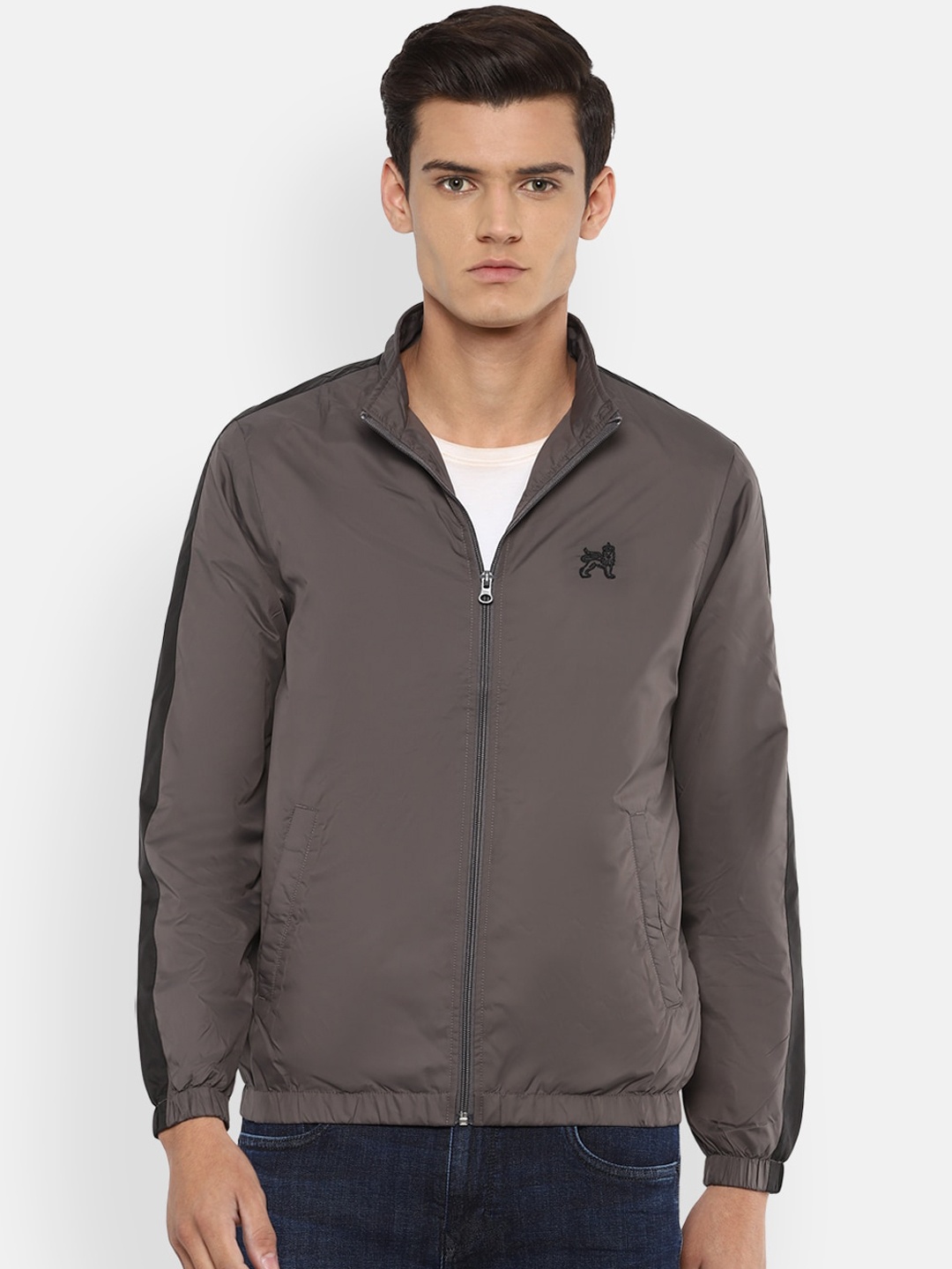 

Van Heusen Men Grey Padded Jacket