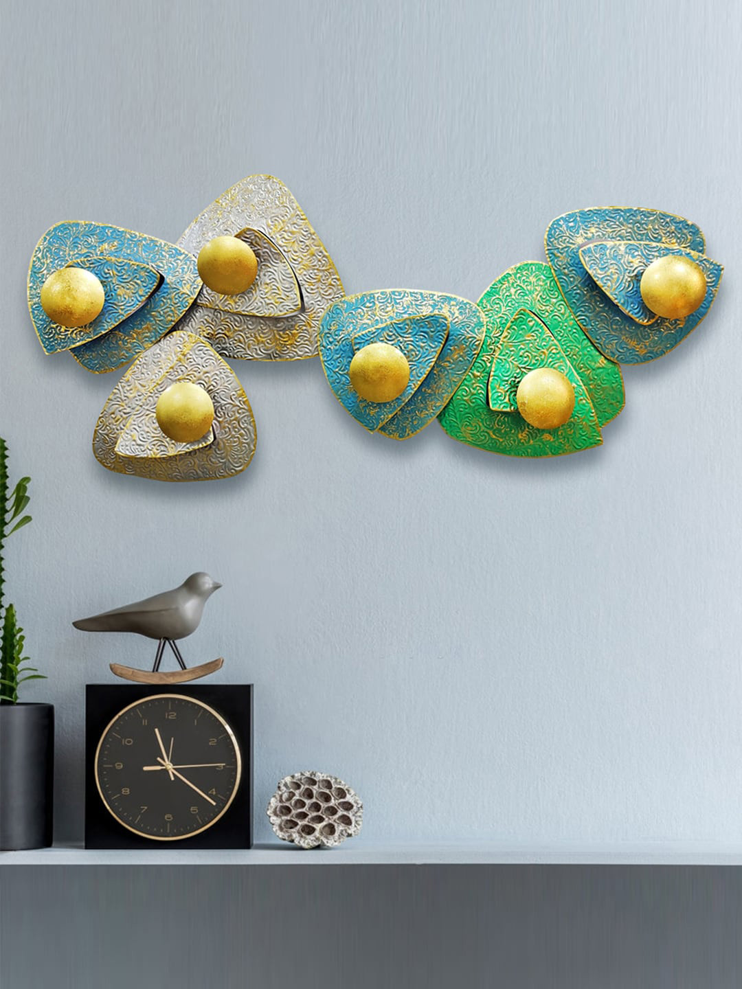 

Wembley Toys Blue & Green Textured Wall Decor