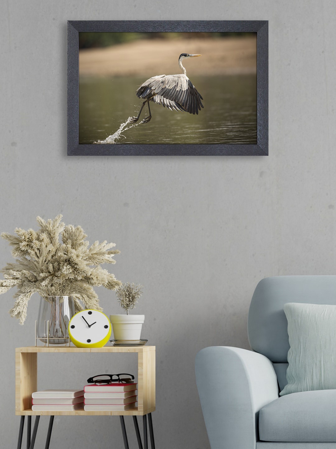 

RANDOM Black Beautiful Water Bird Painting Wall Art