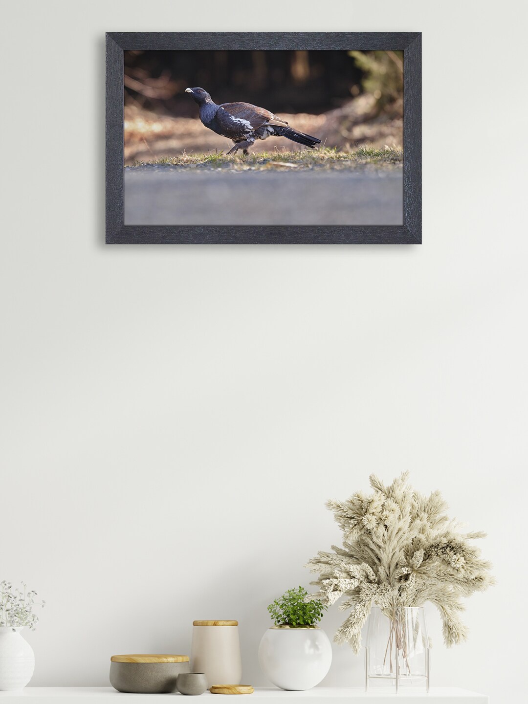

RANDOM Grey Eagle Painting Framed Wall Art