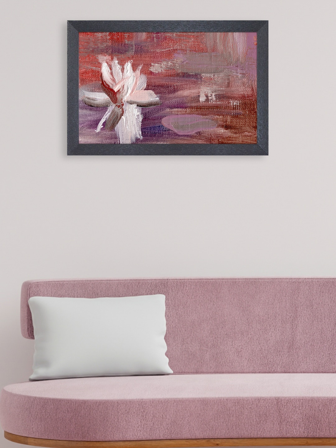 

RANDOM Maroon & Pink Painting Framed Wall Art