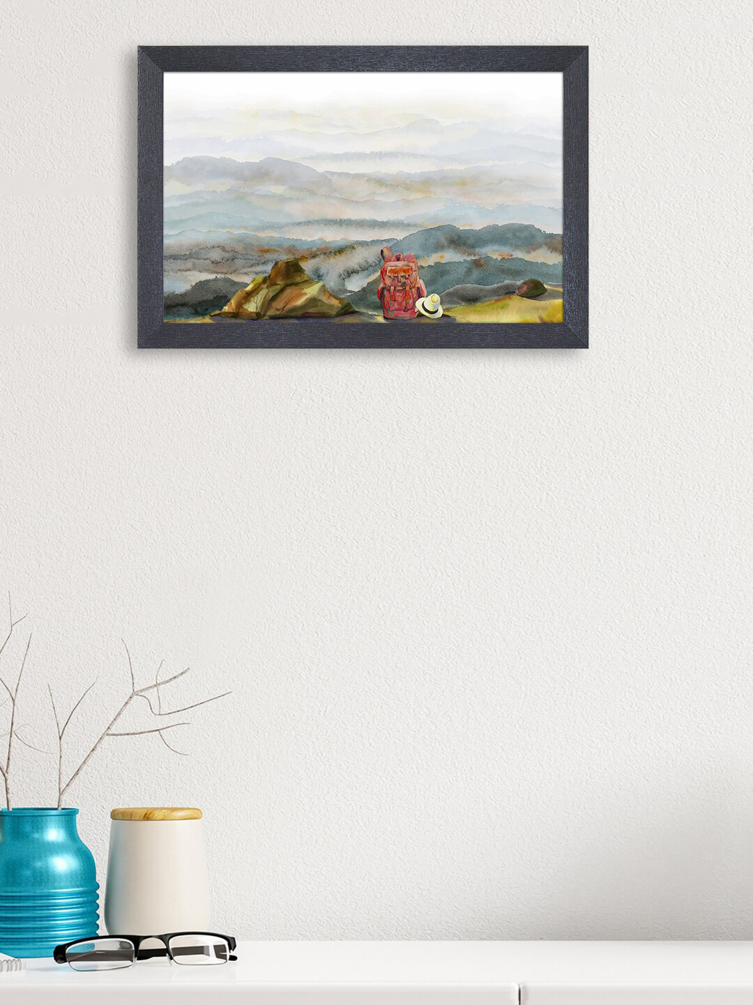 

RANDOM Off White & Grey Scenery Painting Framed Wall Art