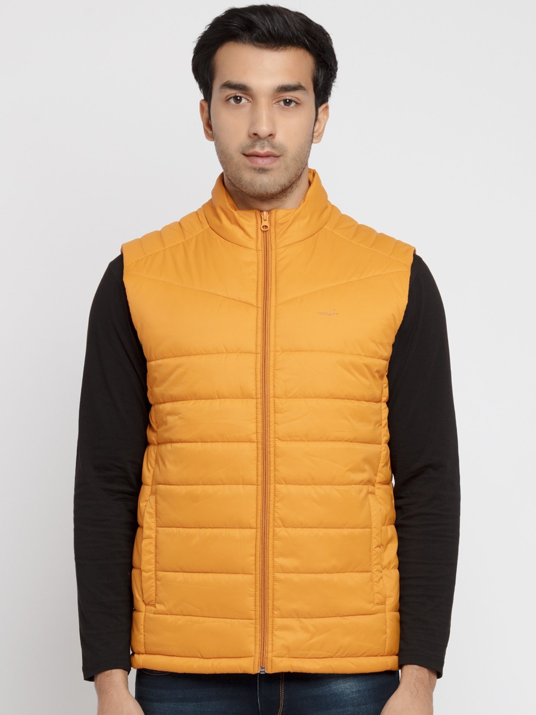 

Status Quo Men Yellow Puffer Jacket