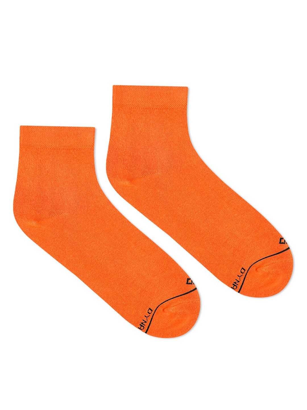 

Dynamocks Men Orange Solid Ankle Length Socks
