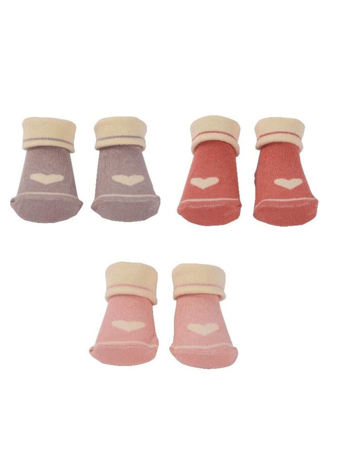 

Yellow Bee Infant Kids Pack Of 3 Assorted Cotton Above Ankle-Length Socks