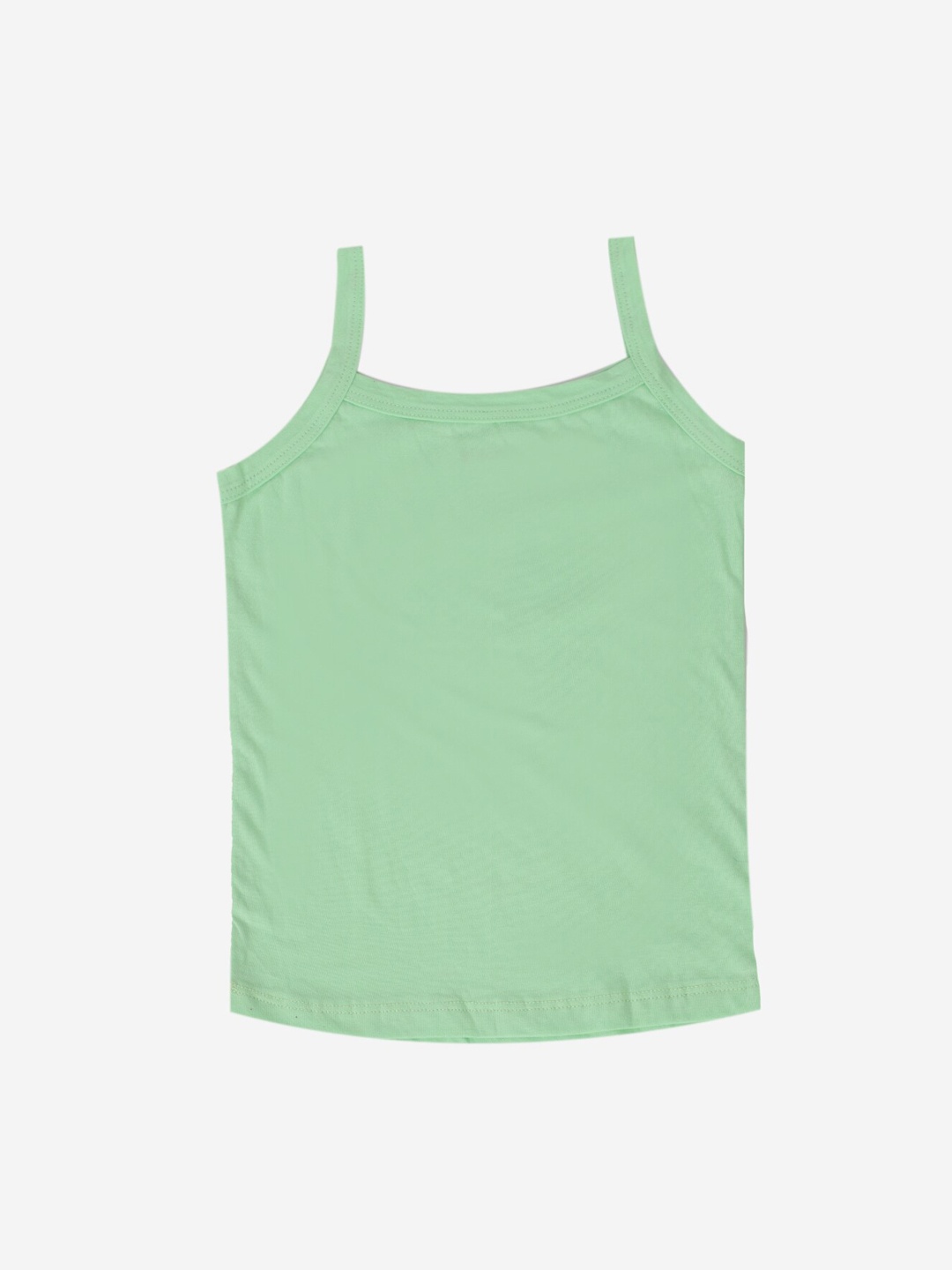 

YK Girls Green Solid Cotton Camisole