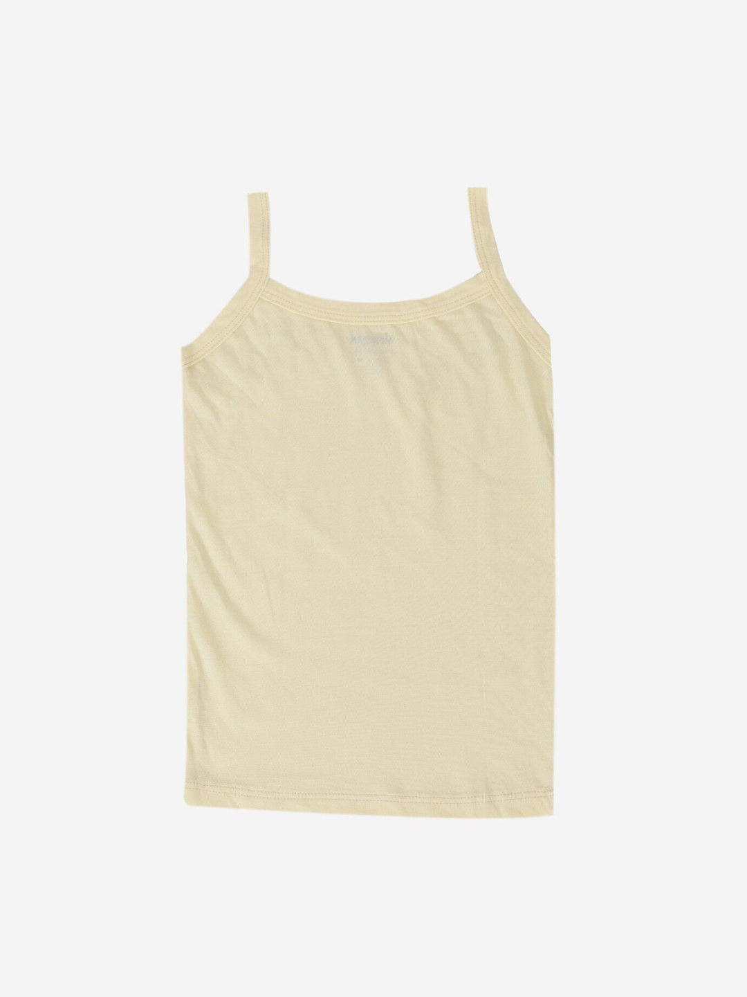 

YK Girls Beige Solid Cotton Camisole