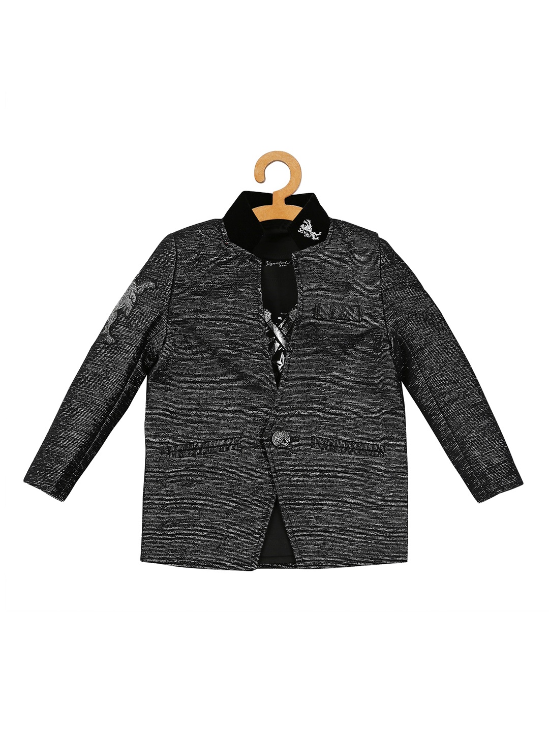 

Actuel Boys Black Corduroy Blazer with T-shirt