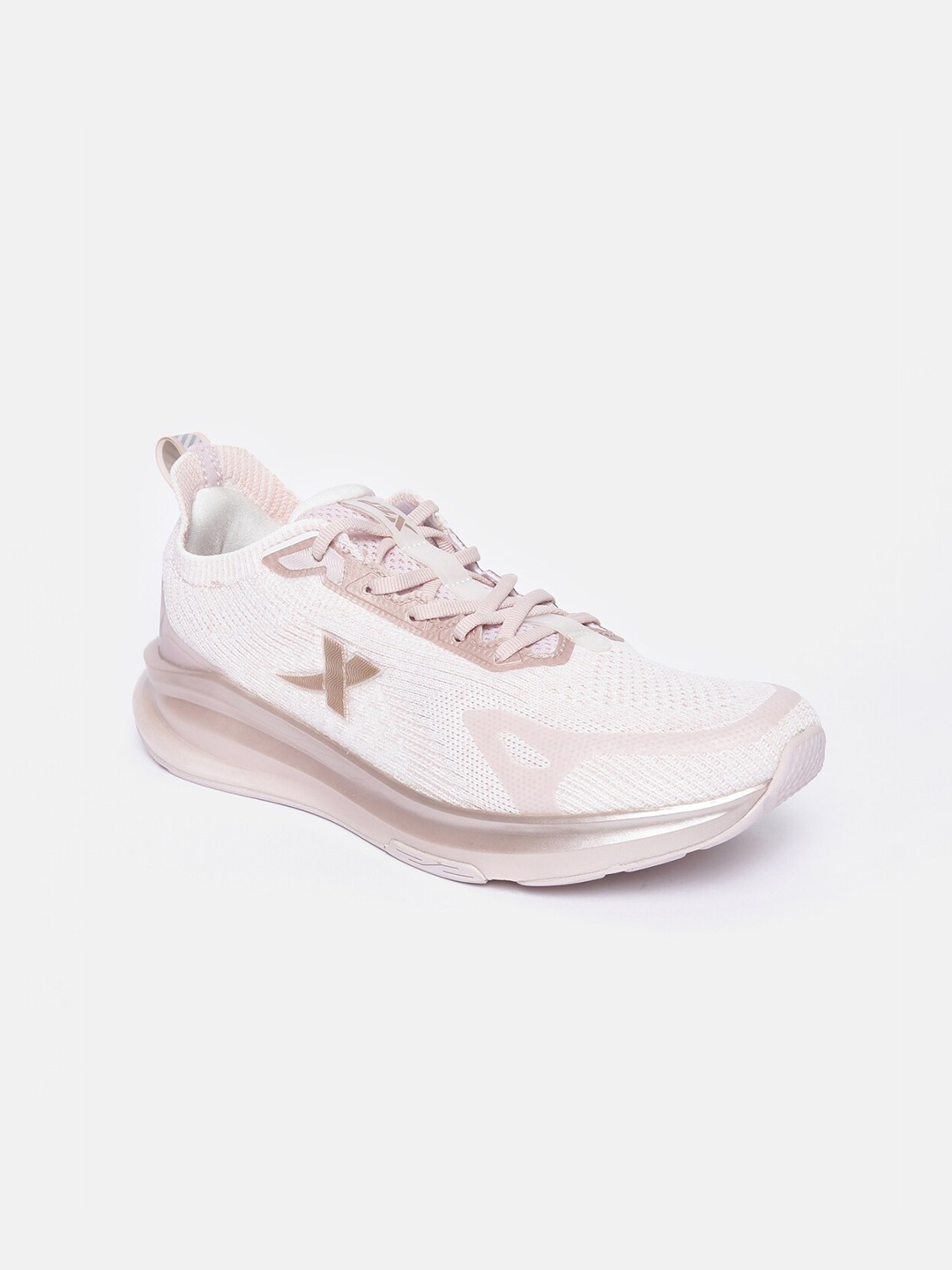 

Xtep Women Pink Textile Running Non-Marking Dynamic Run Shoes