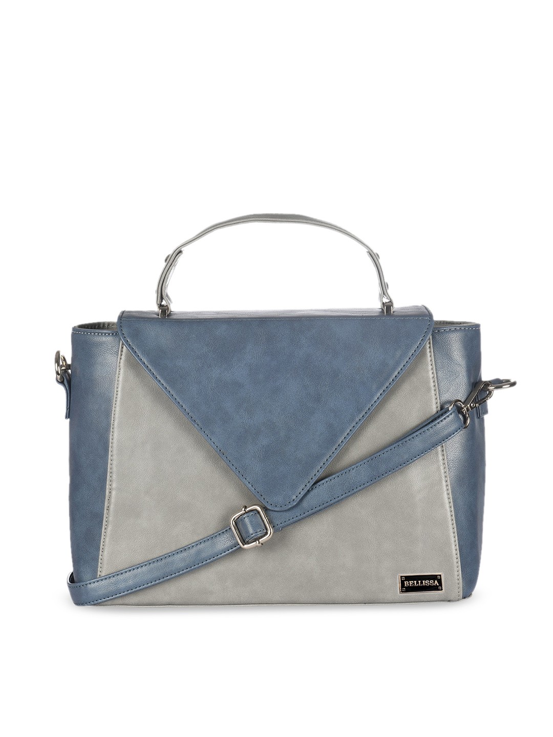 

Bellissa Blue PU Bowling Satchel