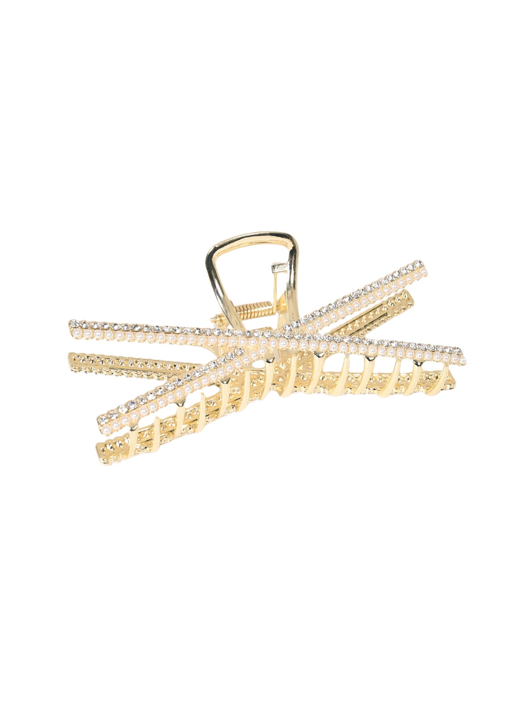 

justpeachy Women Gold-Toned Claw Clip