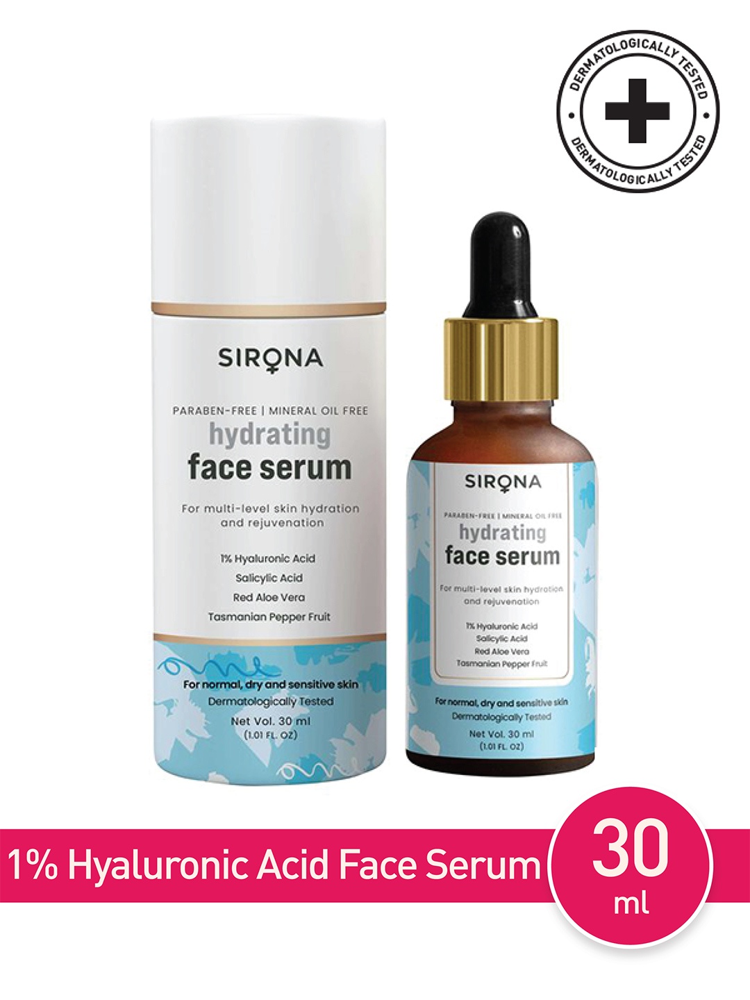 

Sirona Daily Hydrating Face Serum, White