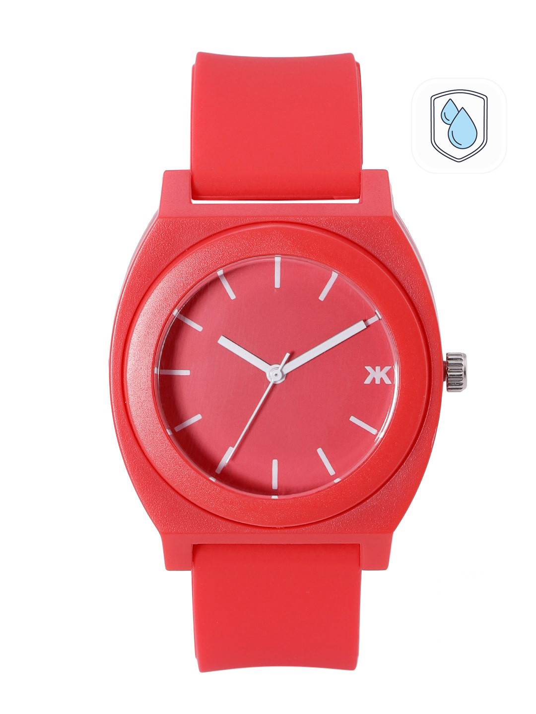 

Kook N Keech Men Yellow Dial & Straps Analogue Watch, Red