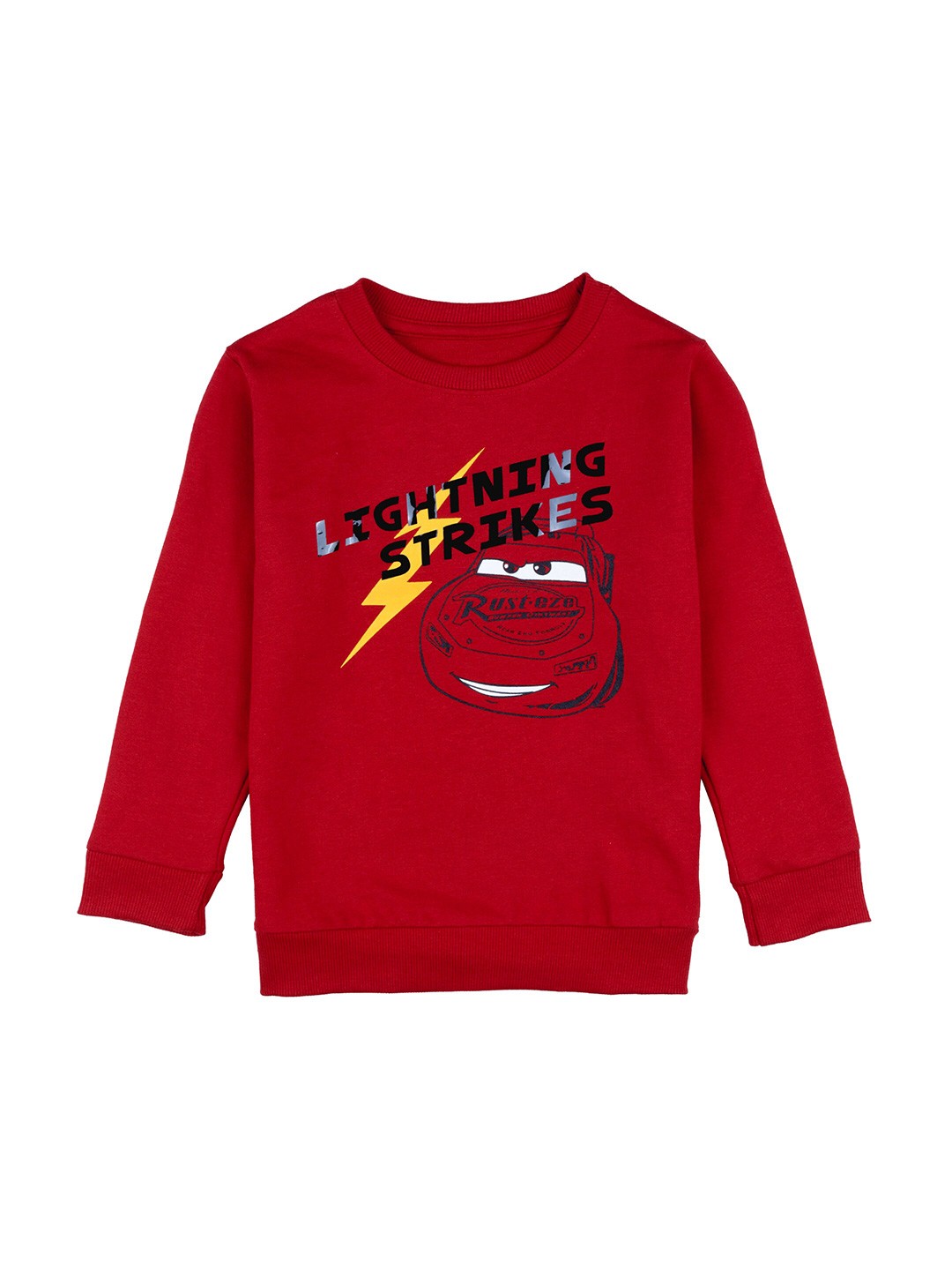 

Disney Unisex Kids Red Printed Sweatshirt