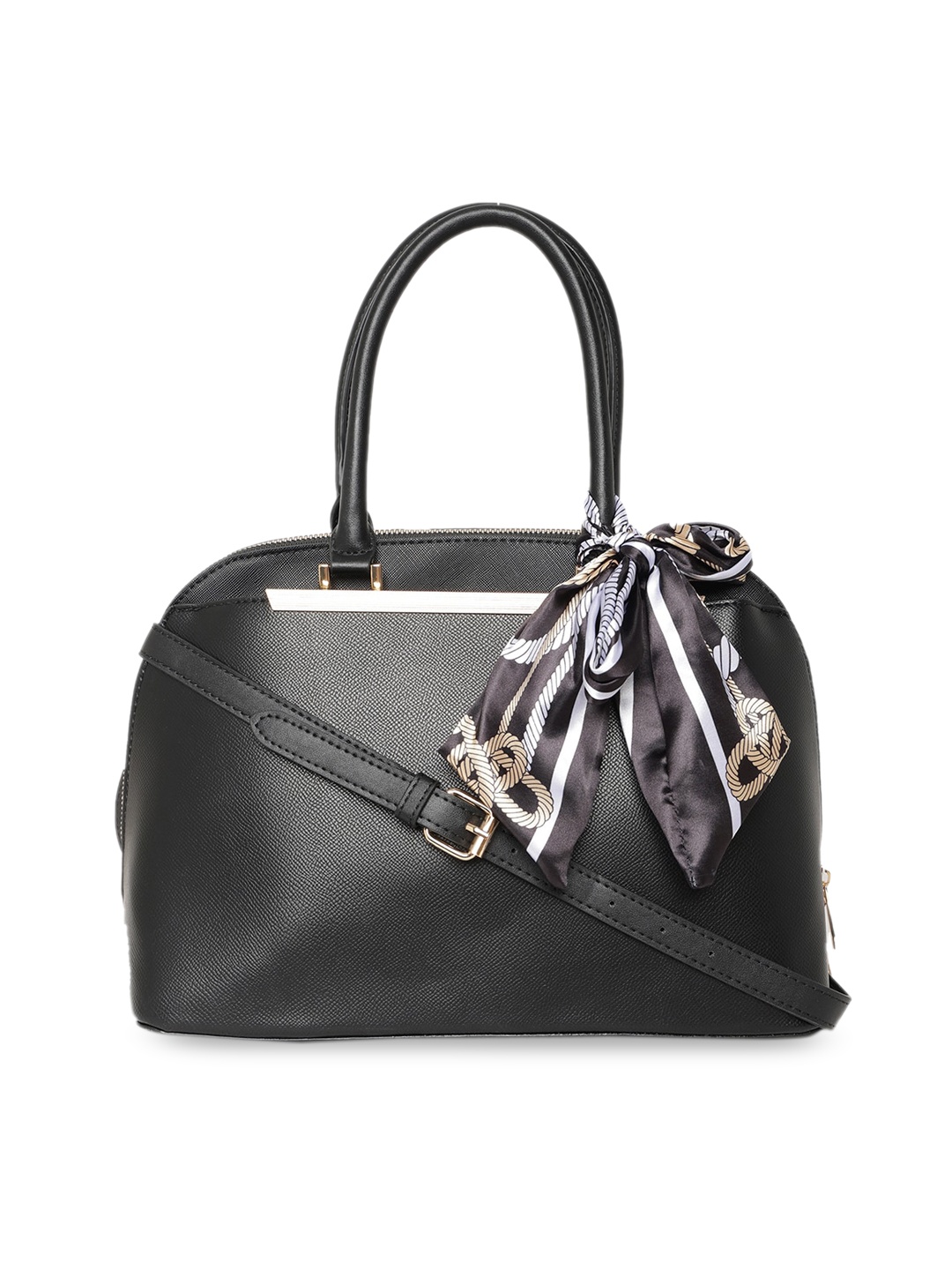

ALDO Black Structured Handheld Bag