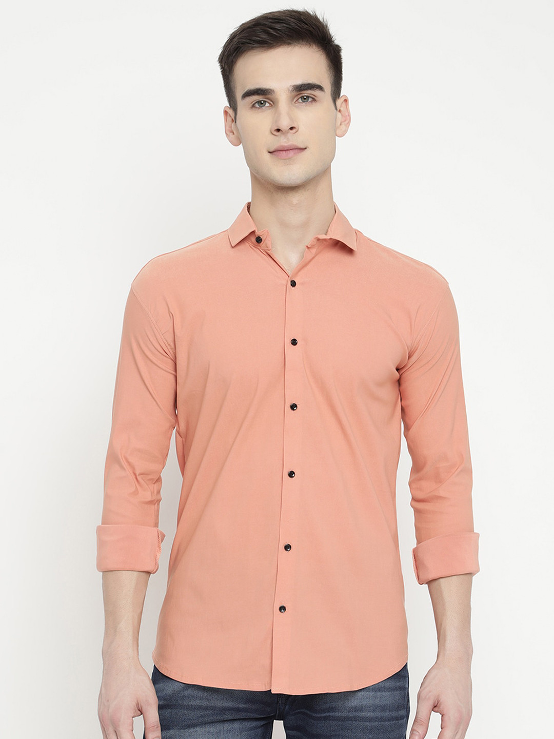 

V2 Value & Variety Men Pink Opaque Casual Shirt