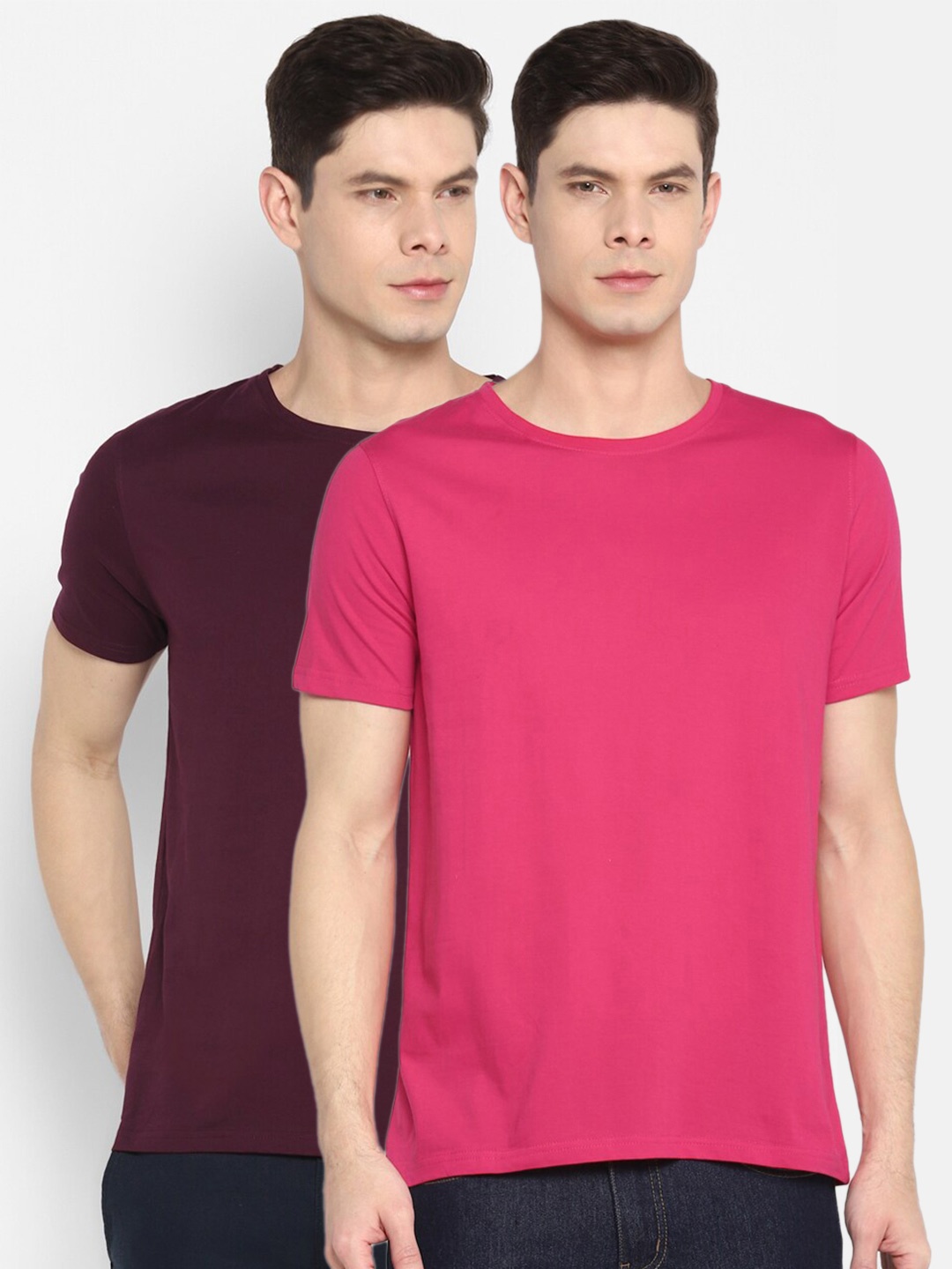 

appulse Men Pack of 2 T-shirts, Maroon
