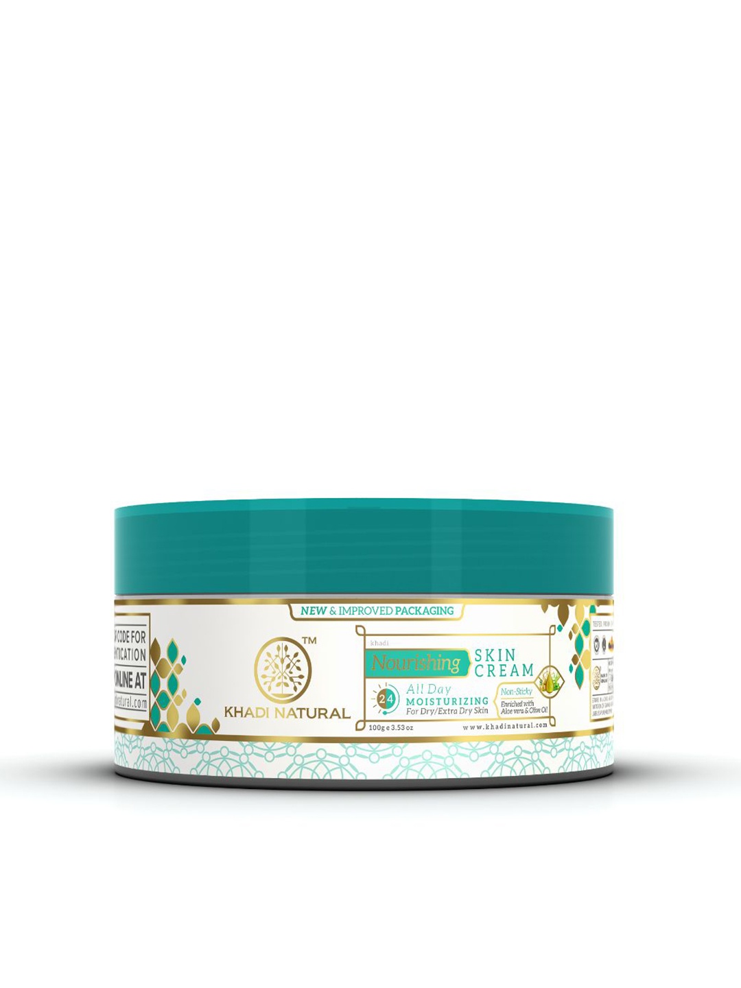 

Khadi Natural Herbal Nourishing Skin Cream- 100 gm, Green