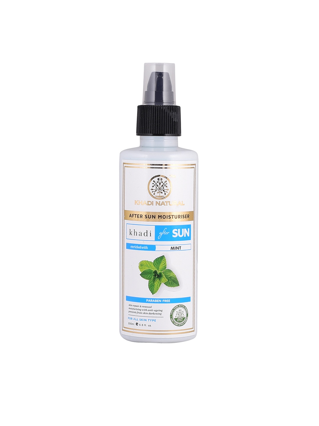 

Khadi Natural Herbal After Sun Mint Moisturizer- 200 ml, White