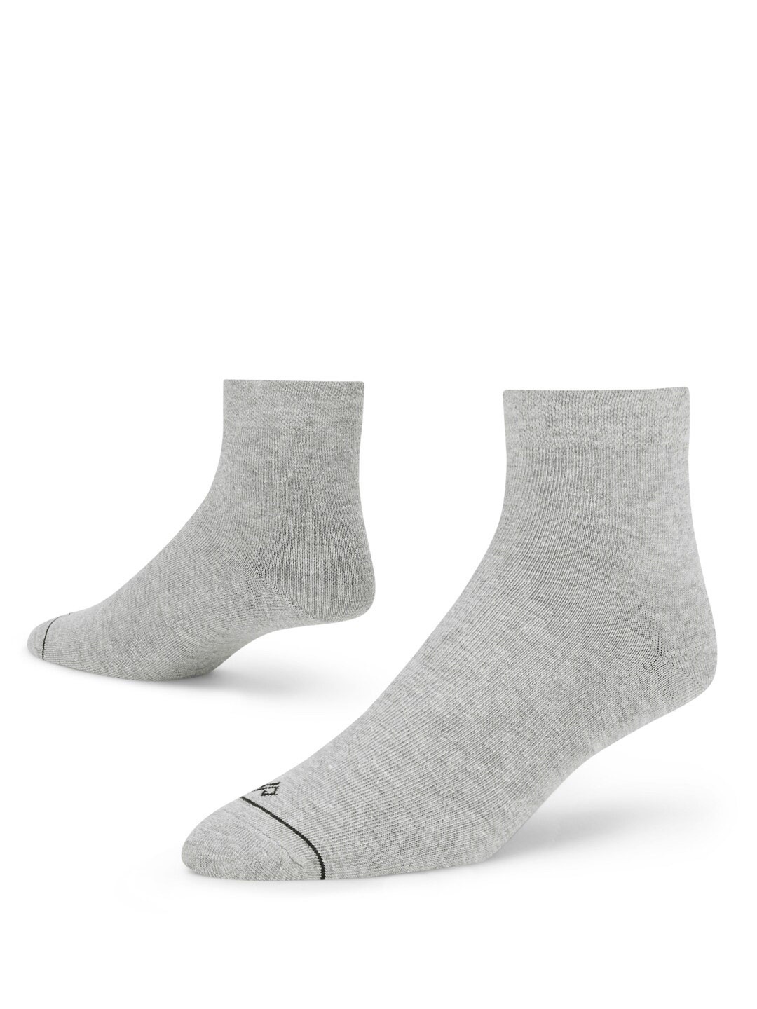 

Dynamocks Women Grey Melange Solid Ankle-Length Socks