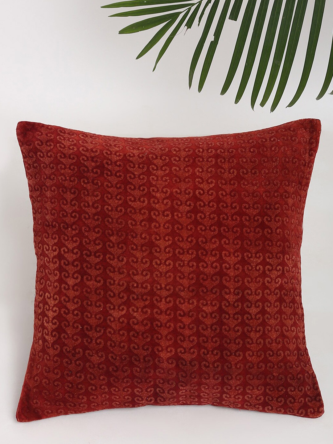 

Fabindia Red Square Cushion Covers