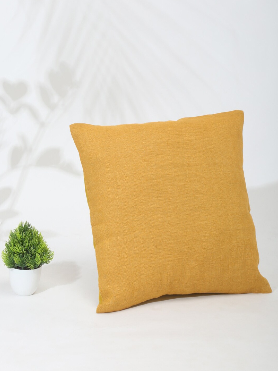 

Fabindia Brown Linen Square Cushion Covers
