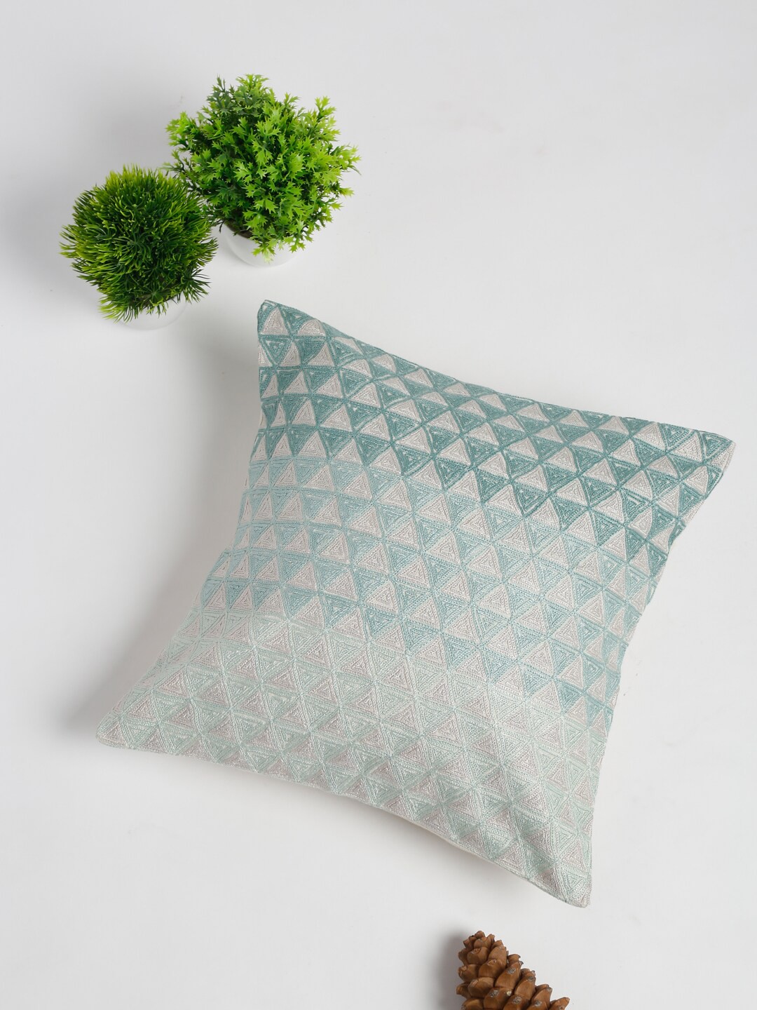 

Fabindia Off White & Blue Square Cushion Covers