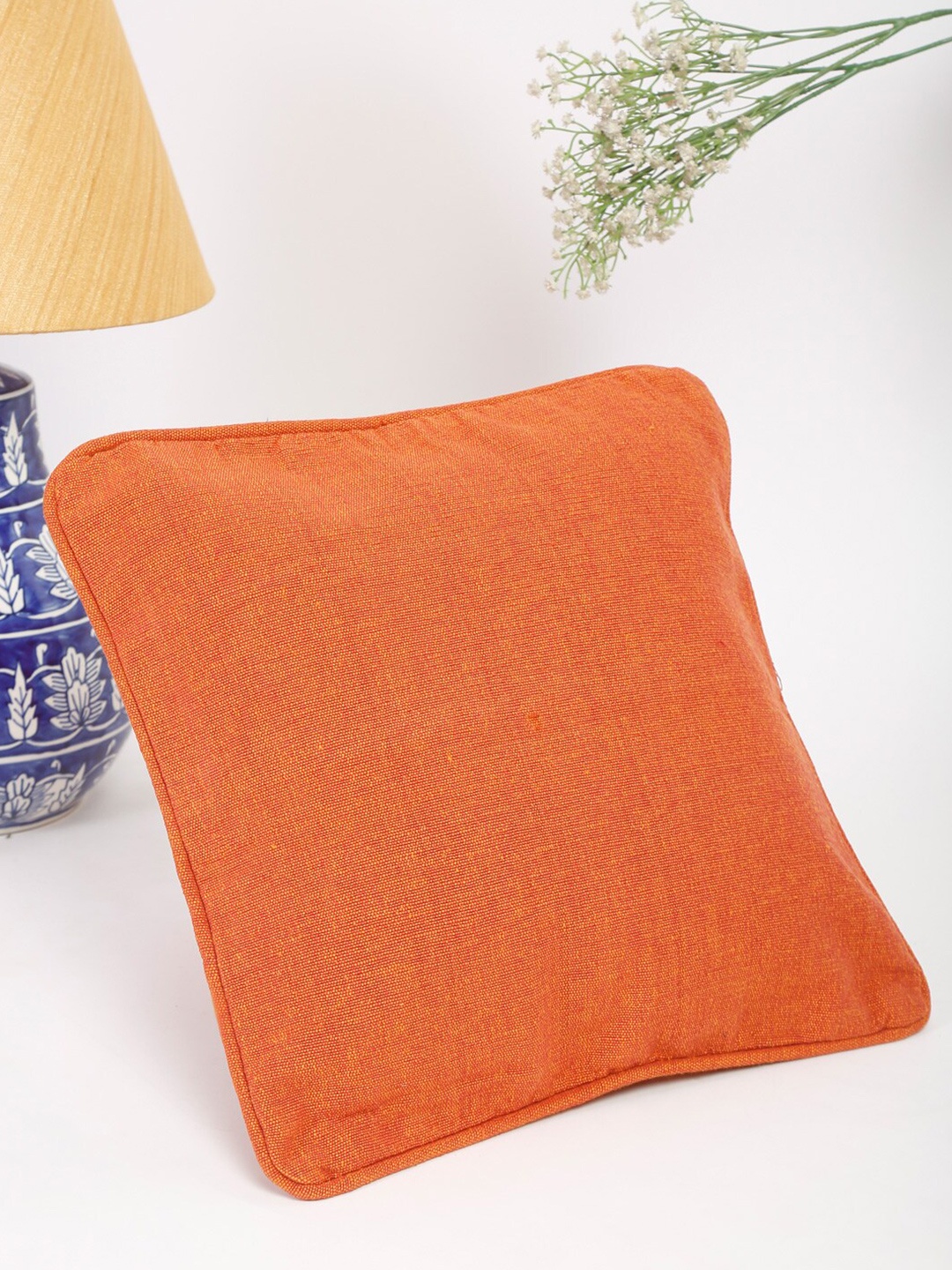 

Fabindia Rust Square Cushion Covers