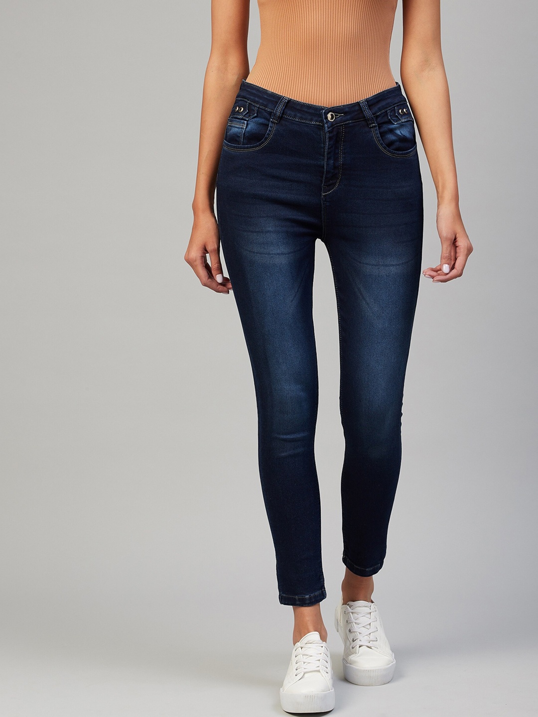 

Orchid Blues Women Blue High-Rise Light Fade Jeans