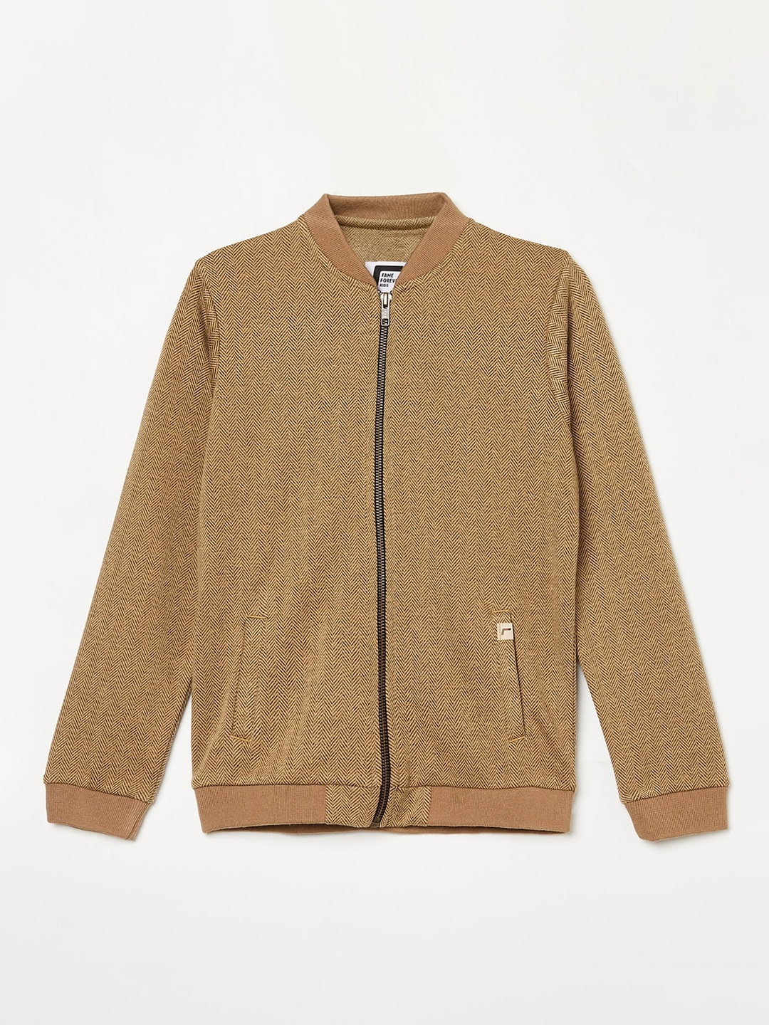 

Fame Forever by Lifestyle Boys Brown Bomber Jacket