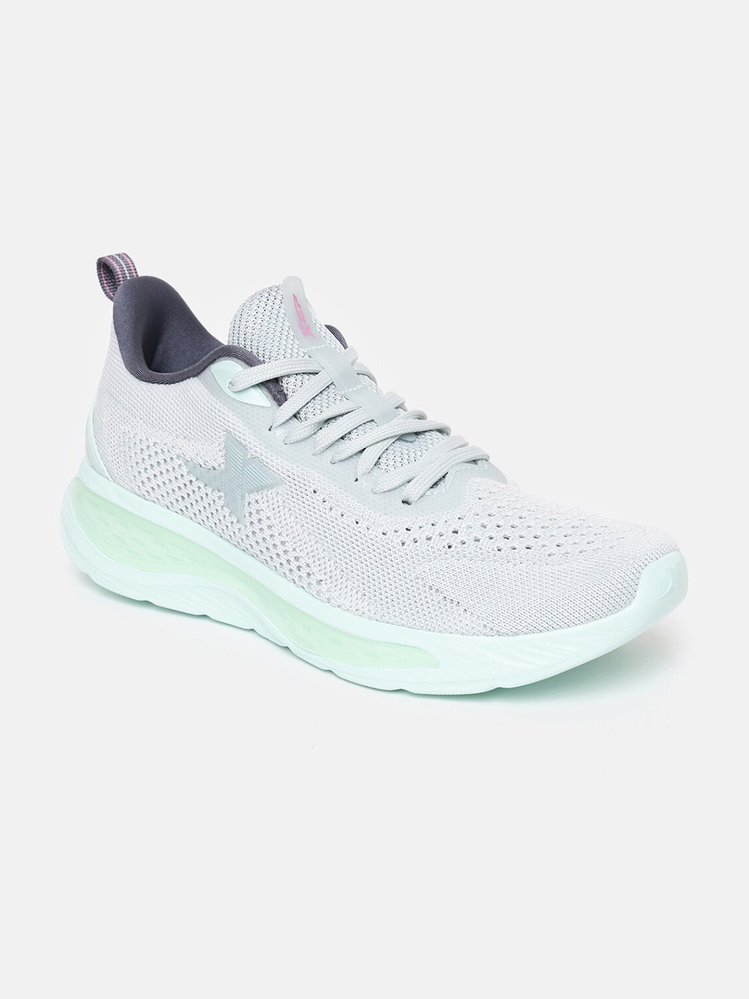 

Xtep Women Green Textile Running Non-Marking Shoes