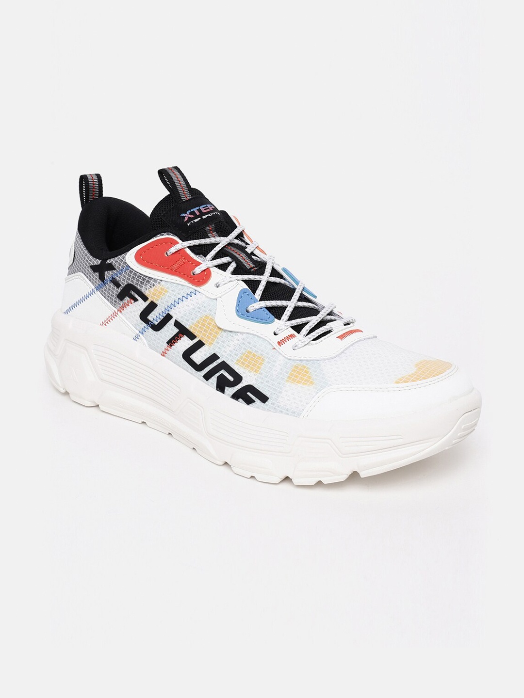 

Xtep Men Beige Textile Training or Gym Non-Marking Shoes