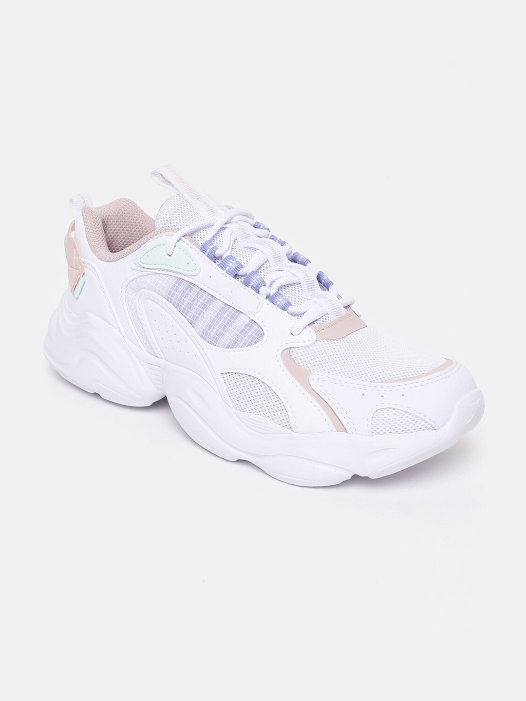 

Xtep Women White Training or Gym Non-Marking Chunky Shoes