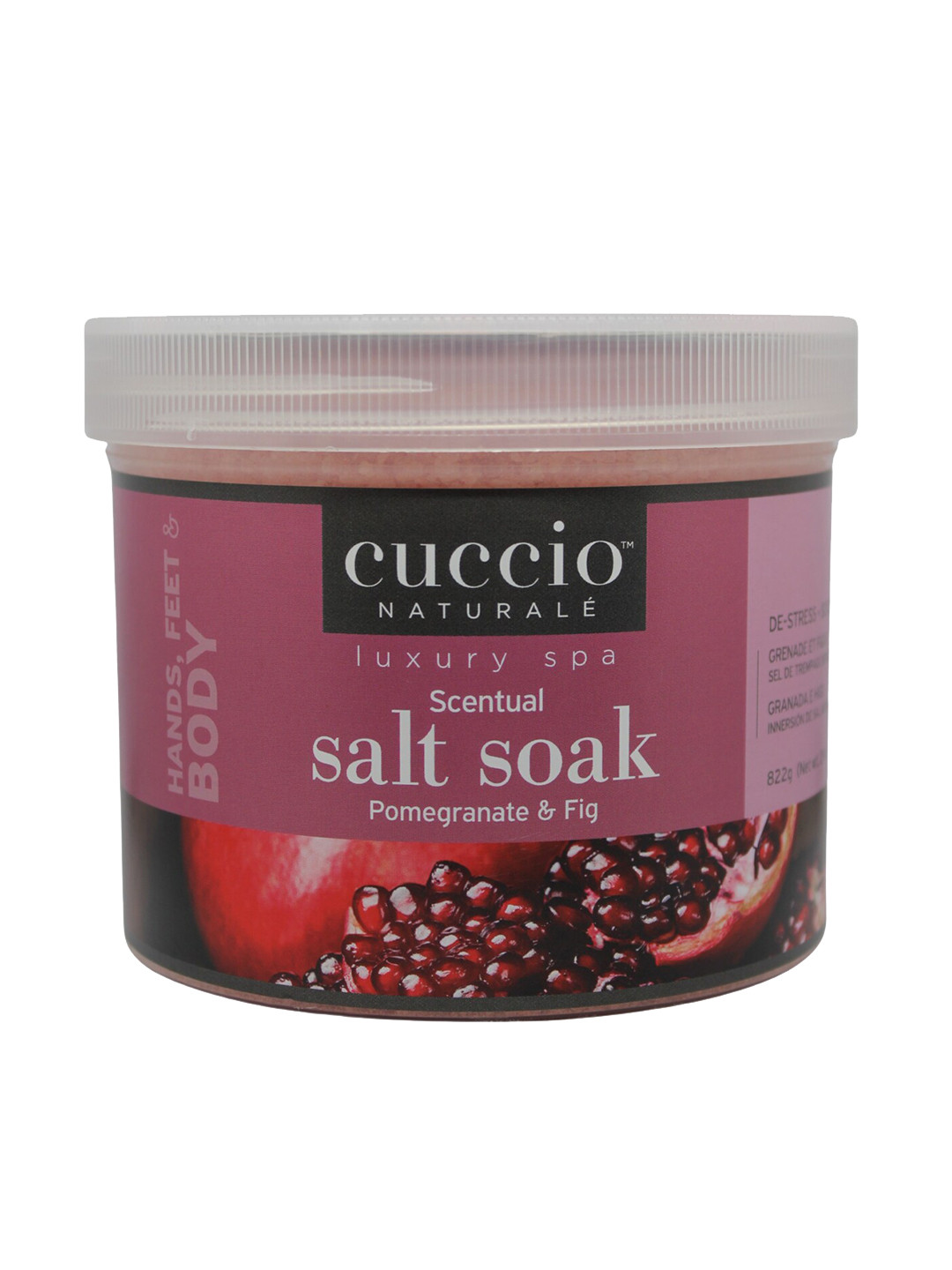 

Cuccio Unisex Detoxifying Salt Soak with Pomegranate & Fig- 822 gms, Red