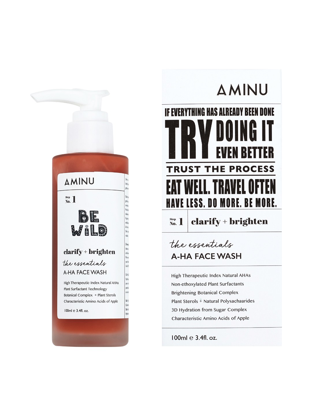 

AMINU Brightening Oil Control AHA Face Wash, Red