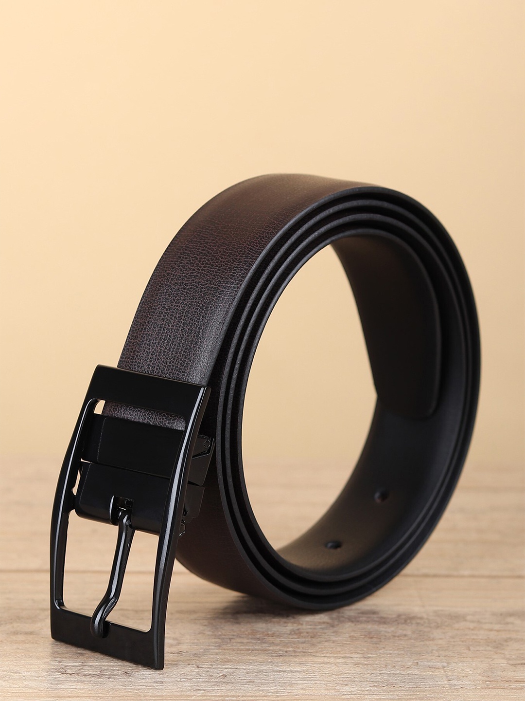 

Kastner Men Black Formal Reversible Belt