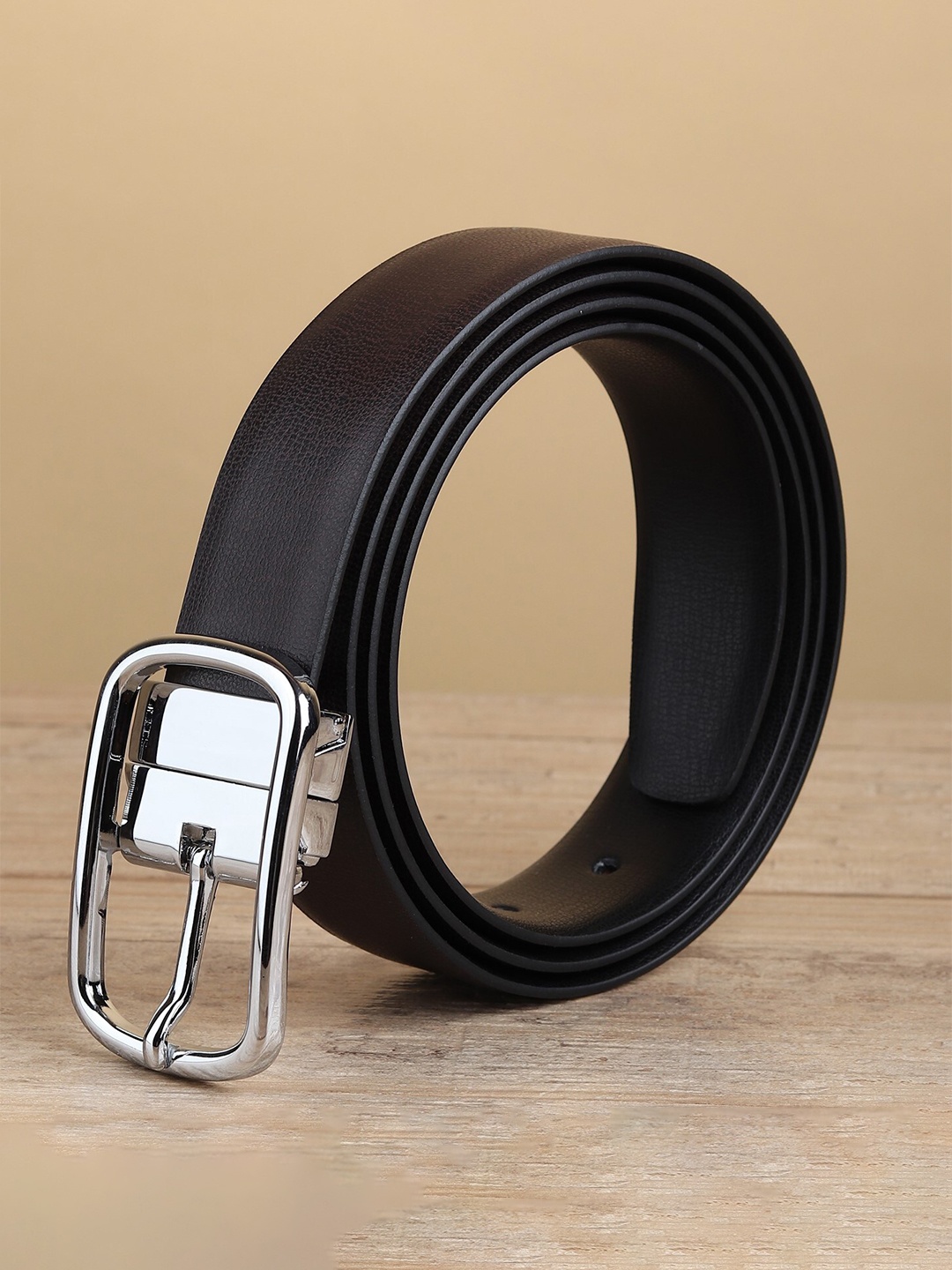 

Kastner Men Black Textured Formal Belt