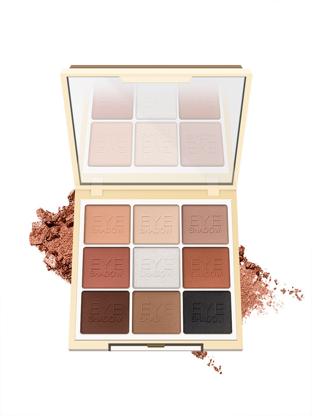 

MISS ROSE Metalic 9 Color Matte Eyeshadow Palette, Metallic